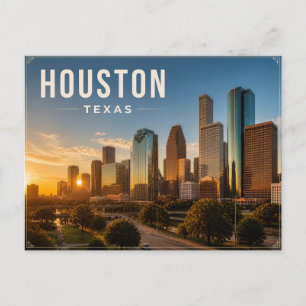 Cartão postal de Houston Texas