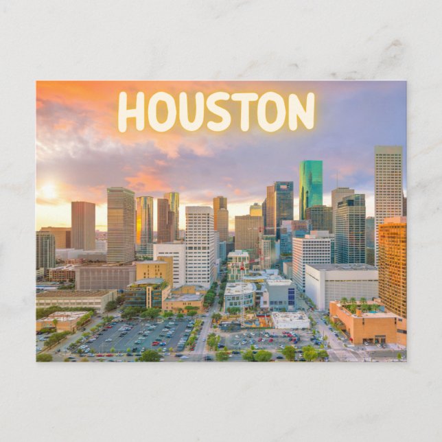 Cartão Postal de Houston Texas (Frente)