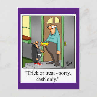 Cartão postal de humor engraçado de Halloween "Spe