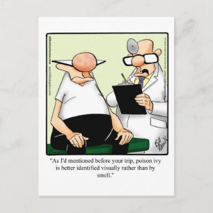 Cartão postal de humor engraçado de recuperação