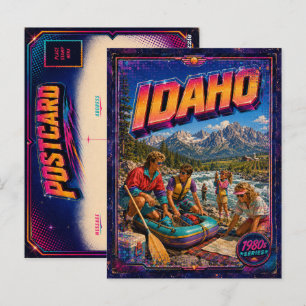 Cartão Postal de Idaho dos Anos 80 Retro