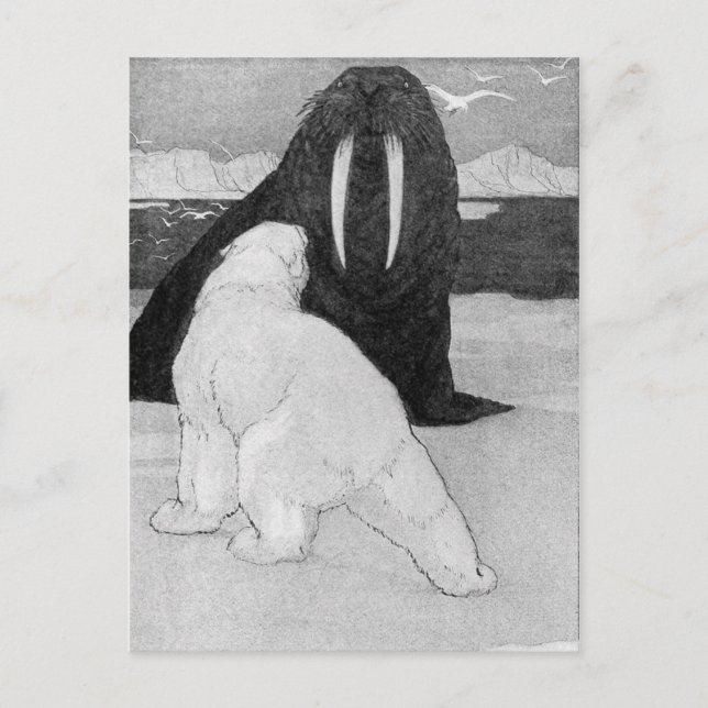 Cartão postal de ilustração clássica (Frente)