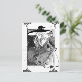 Cartão Postal de Ilustração de Cartas de Tarot de 