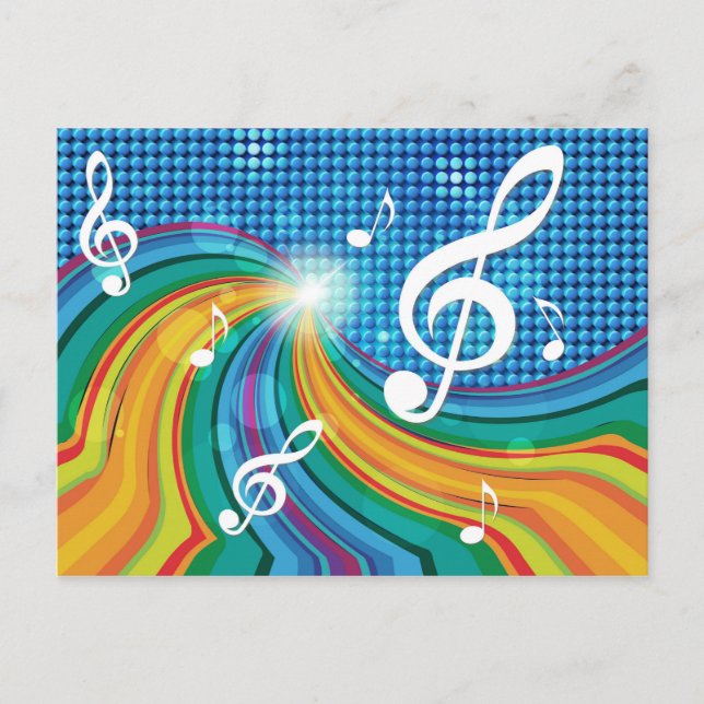 Cartão postal de Ilustração Musical (Frente)