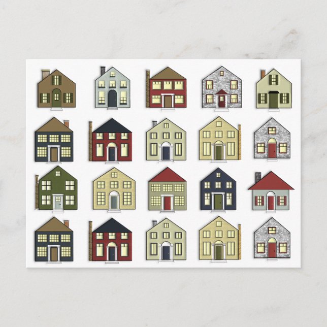 Cartão Postal de Imóveis de Corretor (Frente)