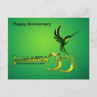 Cartão postal de independência da Jamaica