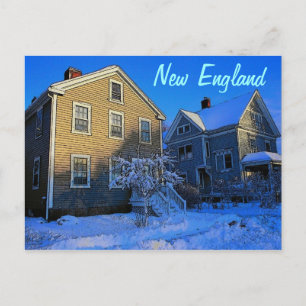 Cartão Postal de Inverno da Nova Inglaterra