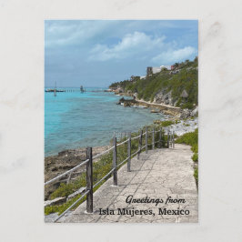 Cartão Postal de Isla Mujeres Parque Punta Sur