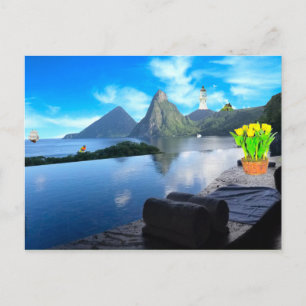 Cartão postal de Jade Mountain Resort