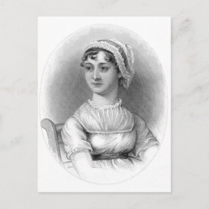 Cartão Postal de Jane Austen (1775-1817);
