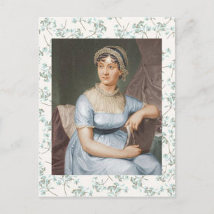 Cartão Postal de Jane Austen (1775-1817);