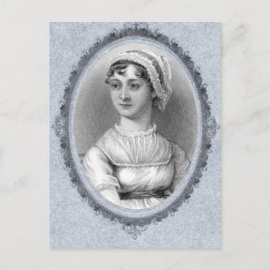 Cartão Postal de Jane Austen (1775-1817);