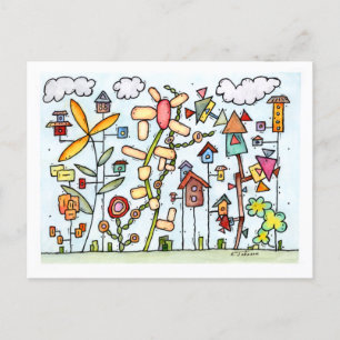 Cartão postal de Jardim de Verão