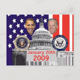 Cartão postal de Jugate INAUGURAL