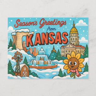 Cartão postal de KANSAS