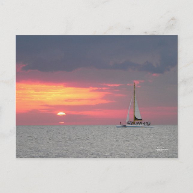 Cartão postal de Katamaran Sunset (Frente)
