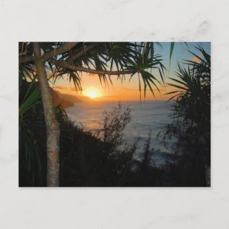 Cartão postal de Kauai Hawaii Sunset
