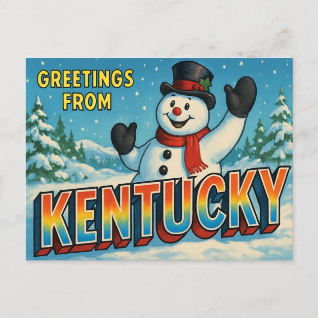 Cartão Postal de KENTUCKY (Frente)