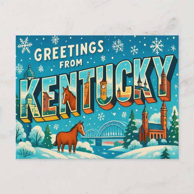 Cartão postal de KENTUCKY (Frente)