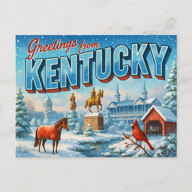 Cartão Postal de KENTUCKY (Frente)