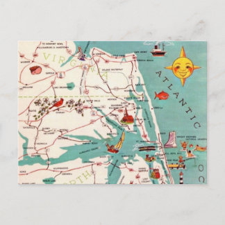 Cartão Postal de Kitty Hawk Outer Banks