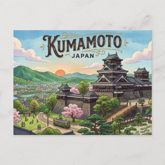 Cartão postal de Kumamoto