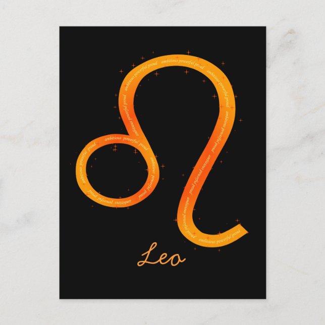 Cartão postal de Leo (Frente)