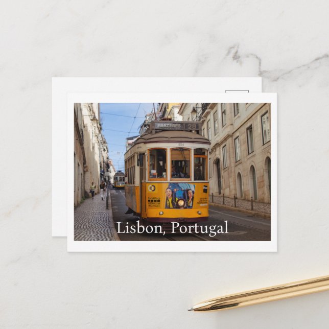 Cartão postal de Lisboa Portugal (Frente/Verso In Situ)