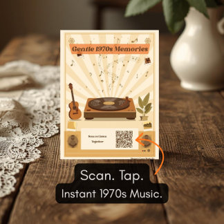 Cartão Postal de Lista de Reprodução de Música dos