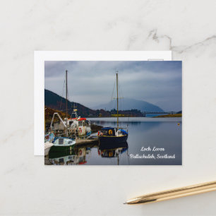 Cartão postal de Loch Leven, Ballachulish, Escócia
