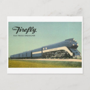 Cartão postal de Locomotiva Vintage Streamline St