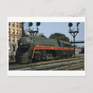 Cartão postal de Locomotiva Vintage Streamline Ste