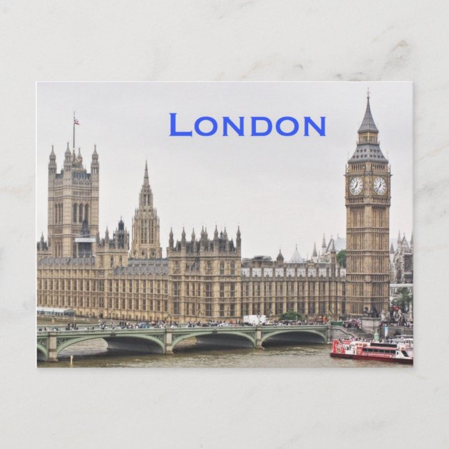 Cartão postal de Londres (Frente)