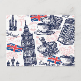 Cartão postal de Londres, Inglaterra