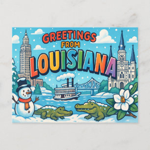 Cartão postal de LOUISIANA