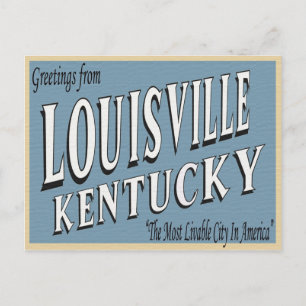 Cartão postal de Louisville Kentucky