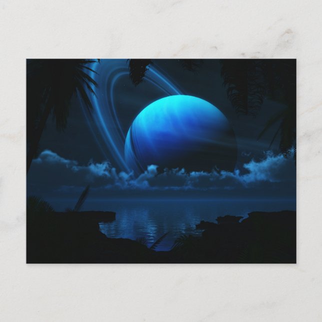 Cartão postal de lua tropical (Frente)