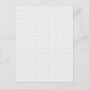 Cartão Postal de Luxo Geométrico Branco Elegante