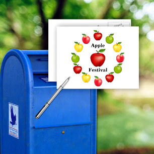Cartão Postal de Maçãs