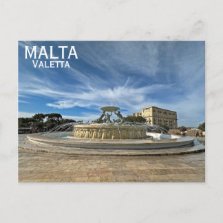 Cartão postal de Malta/Valletta!