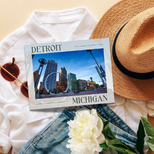 Cartão Postal de Marco Moderno de Detroit