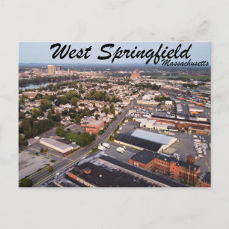 Cartão postal de Massachusetts West Springifled