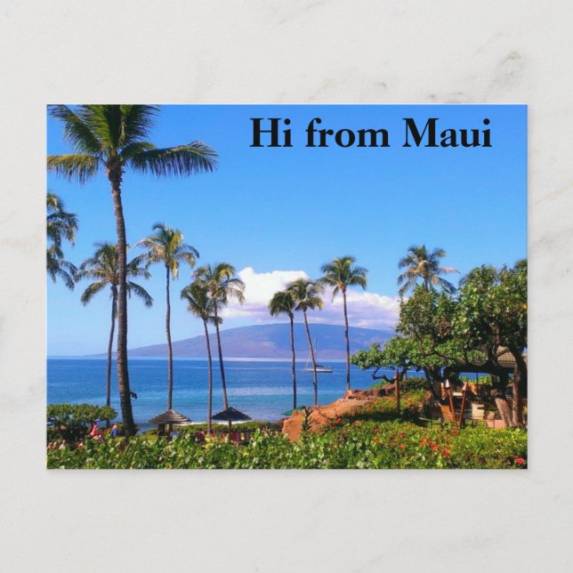 Cartão Postal de Maui (Frente)