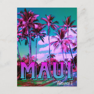 Cartão postal de Maui no Hawai'i