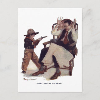 Cartão Postal Dê-me um Dime para os filmes!