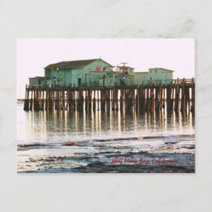 Cartão postal de meia lua