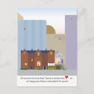 Cartão postal de Melhores Desejos para Nova Cidade