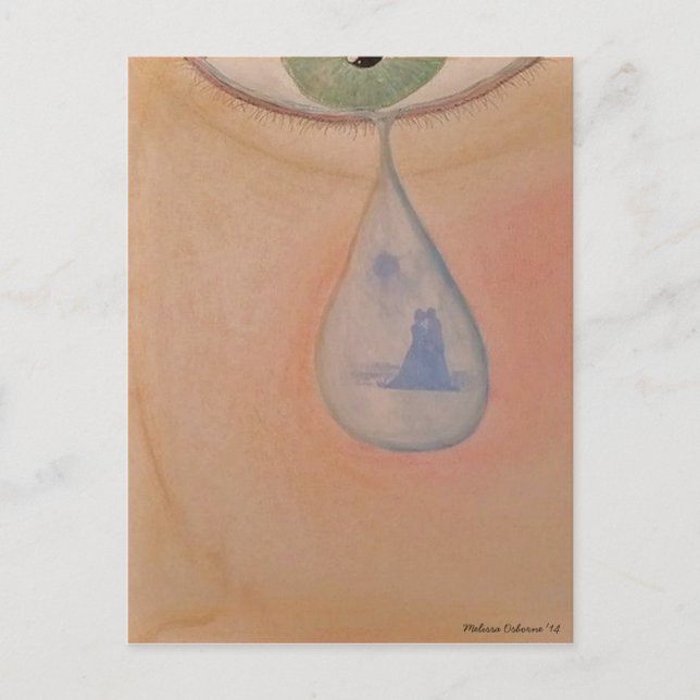 cartão postal de memória lacrimejante (Frente)