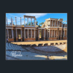 Cartão Postal de Mérida O Verdadeiro Espanha<br><div class="desc">Belo Anfiteatro de Mérida,  Espanha.</div>