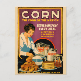 Cartão postal de milho vintage dos EUA